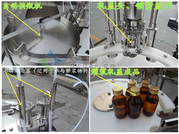 口服液灌裝扎蓋機(jī)